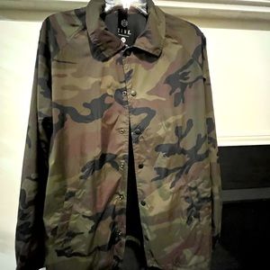 Camo windbreaker jacket